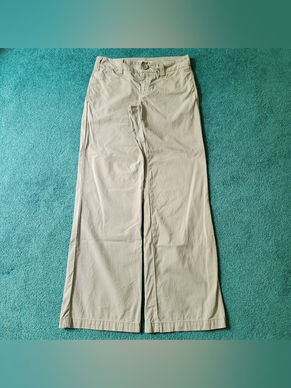 Vtg Y2K Tommy Hilfiger Womens Khaki Chino Pants Sz 0